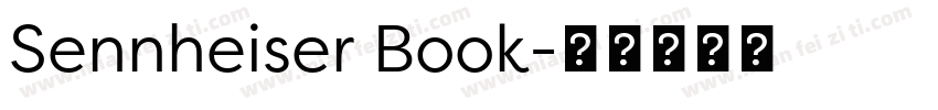 Sennheiser Book字体转换